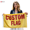 Cheap High Quality Printed 100D Polyester Any Size Campaign Advertising Dropshipping Custom Flag with Logo Custom Print Banner