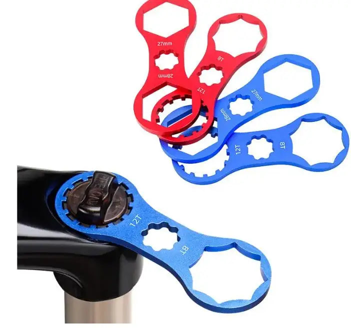 MTB Bike Suntour Front Fork Shock Absorber Repair Tool 8T 12T Wrench for XCM XCR XCT RST Fork Removal OEM Customized Support