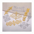 Diy Garment Decorative Hotfix Accessories Patch Sticker Embroidery Costume Dress Bag Hat Edge Embellished Iron-on Applique Patch