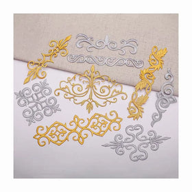 Diy Garment Decorative Hotfix Accessories Patch Sticker Embroidery Costume Dress Bag Hat Edge Embellished Iron-on Applique Patch