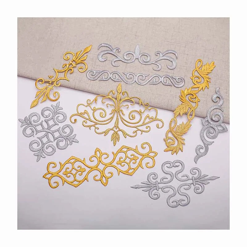 Diy Garment Decorative Hotfix Accessories Patch Sticker Embroidery Costume Dress Bag Hat Edge Embellished Iron-on Applique Patch