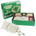 Kaile Luxury Double 12 Domino Set with 4 Wood Trays in Colored Cardboard Box Ready to Ship for Entertainment Products MegaBDM