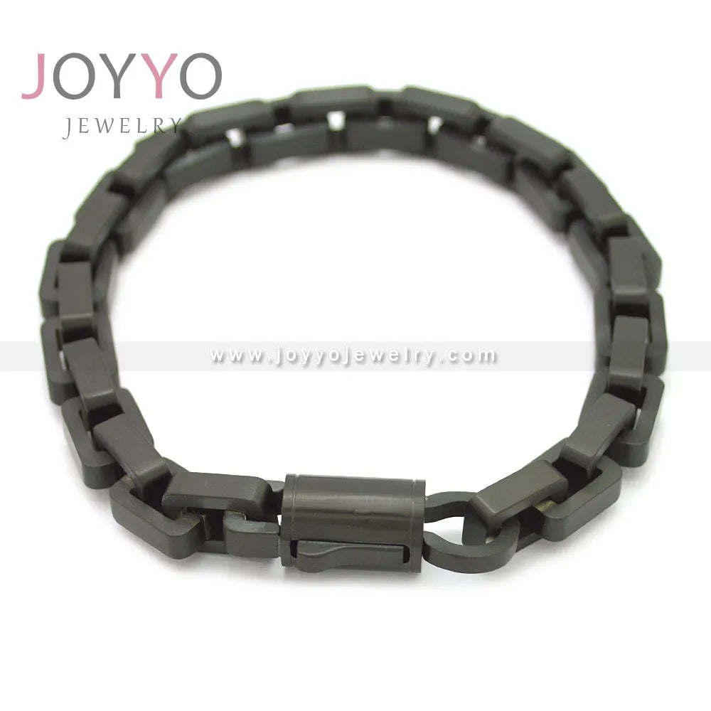 Wholesale Jewelry Stainless Steel Silver Paracord Bracelet Men Stainless Steel Jewelry Cubanlink