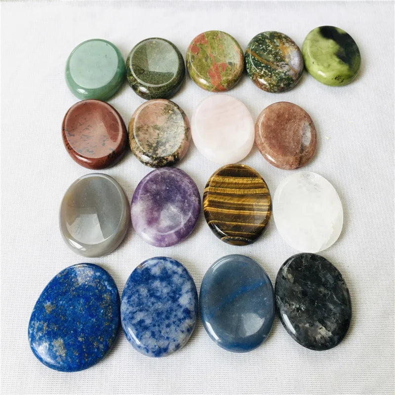 Wholesale High Quality Polished Various Worry Stone Palm Crystal Stone for Healing