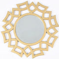 40cm Ornate Design Stylish Shape Modern Wall Mirrors Wall Mounted Gold Mirror for Living Room