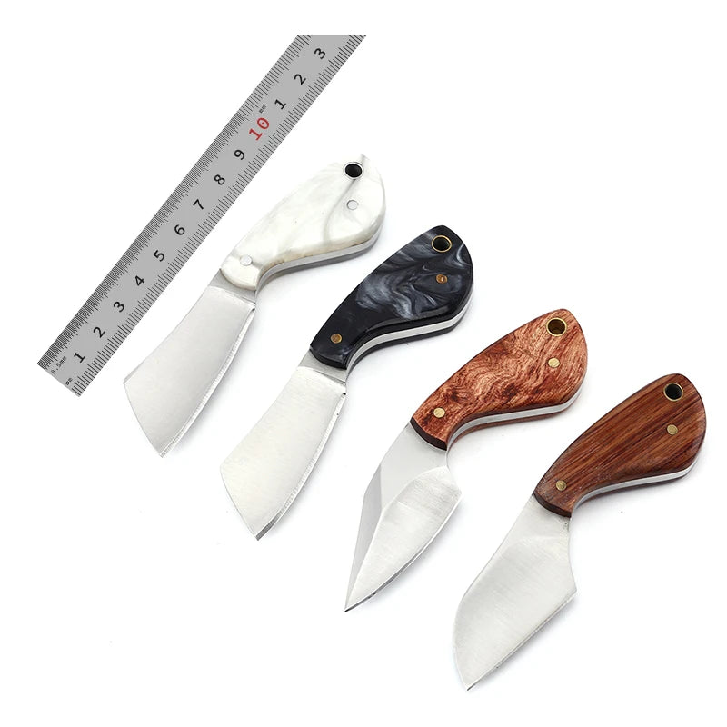 New Products 2025 Hot Sale Low Price Small Pocket Knife Wood Handle