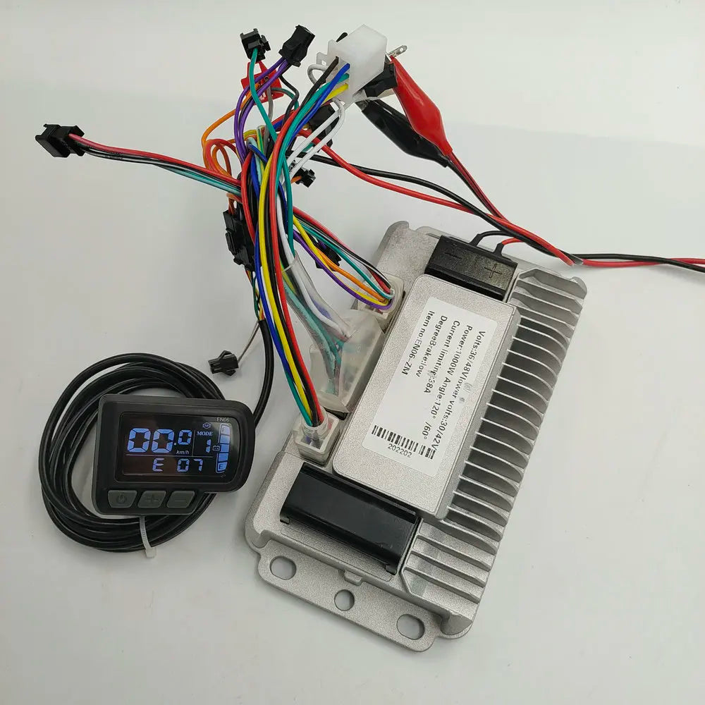 EN06 Instrument+Sine Wave Cast Aluminum Brushless Controller 36v48v1000W-1200W 12mosfet Electric bike scooter IDY Parts