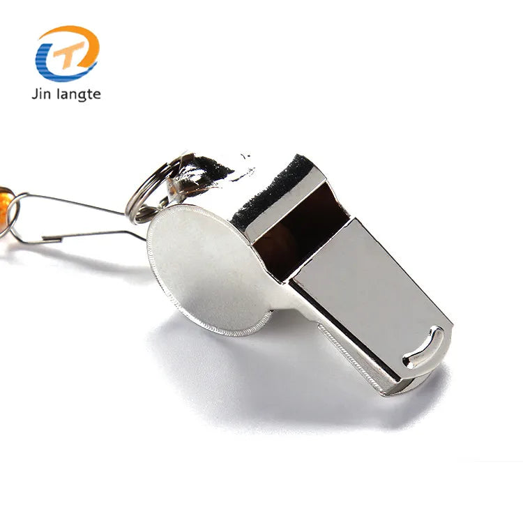 Apito Emergency Survival Silver Whistle Cheap Metal Whistle in Bulk Packed