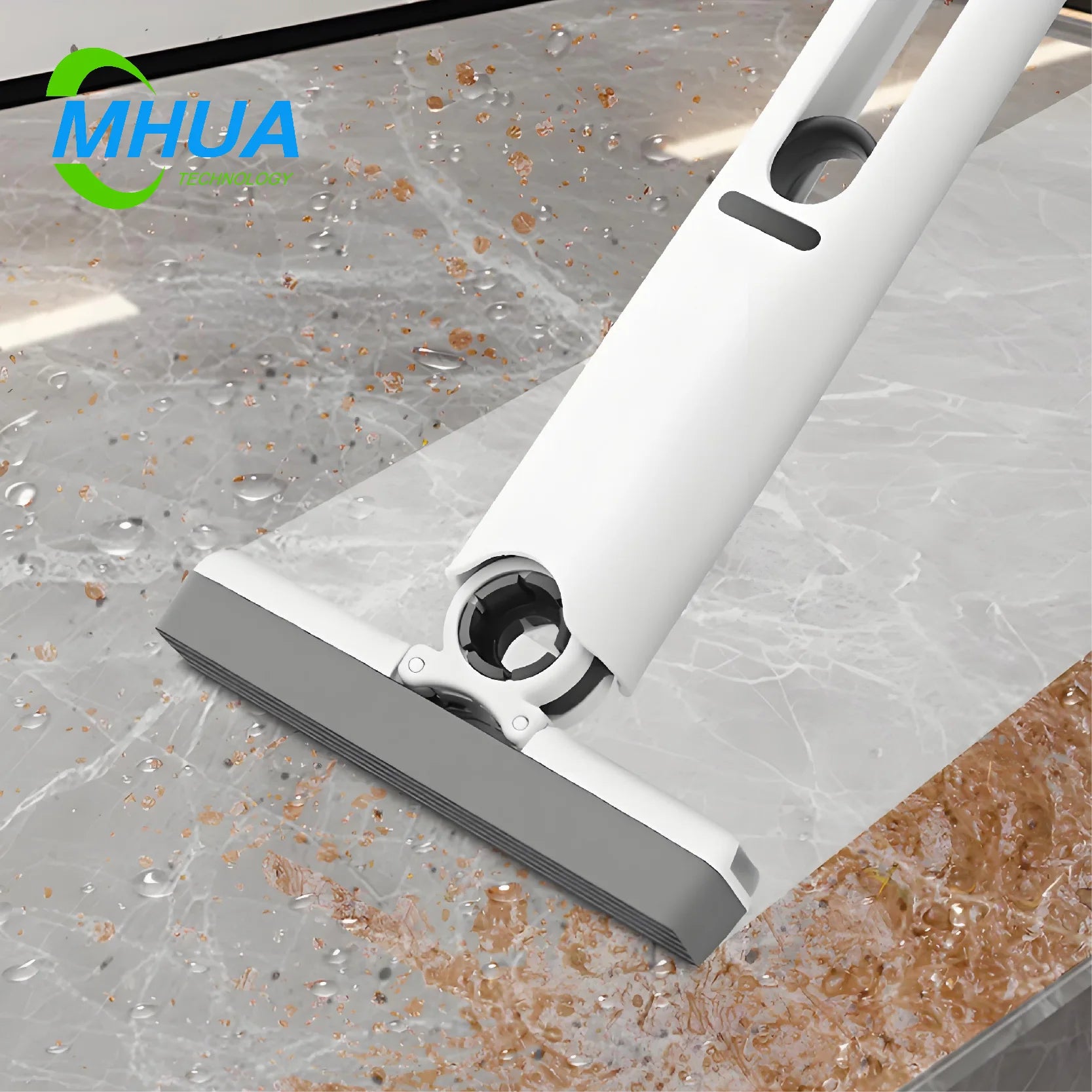 Portable Foldable Mini Mop Strong Water Absorption Self-Wringer Household Hanging Hand-Washable Sponge Material Replaces Rag