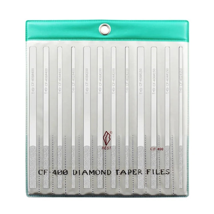 Deburring Diamond File Tool Wholesale Diamond Taper Flat Files Set Small Diamond Hand File for Mold&Metal