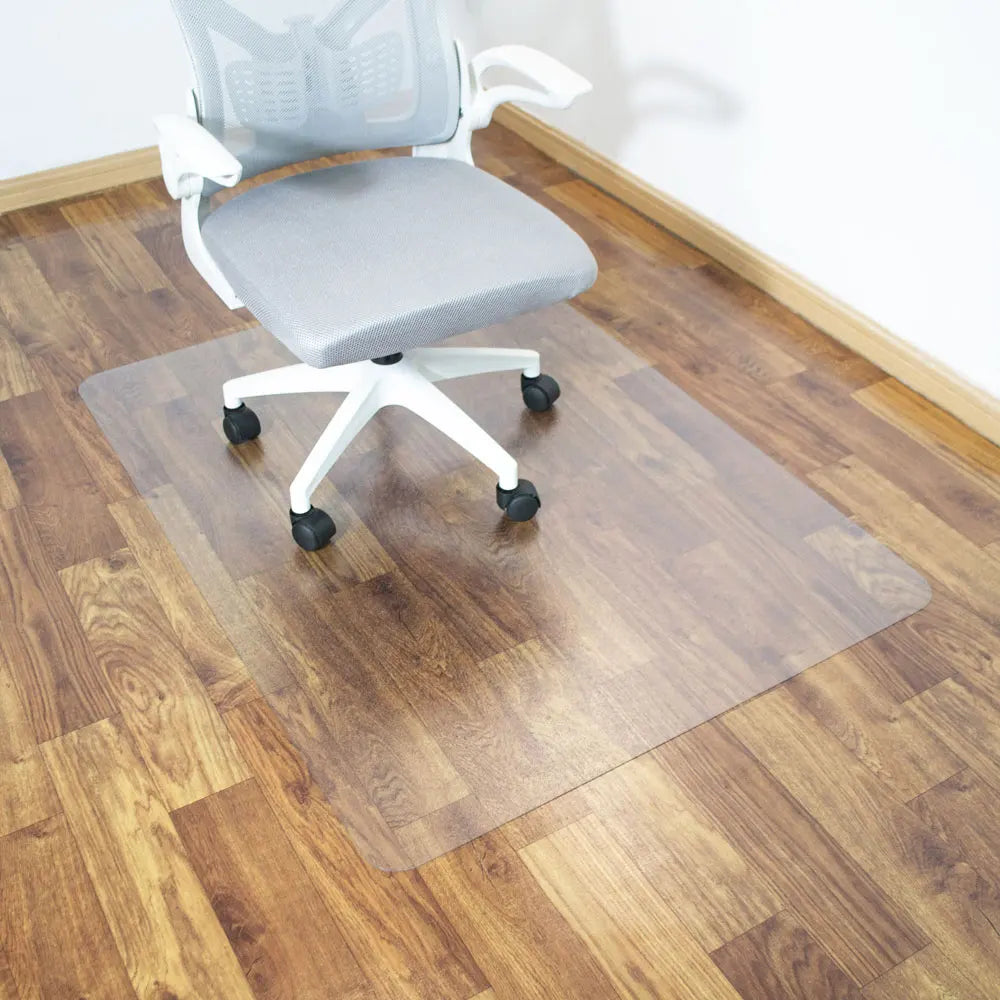 Free Sample  Clear PVC Floor Mat Office Chair Carpet Office Chair Mat for Hard Floors