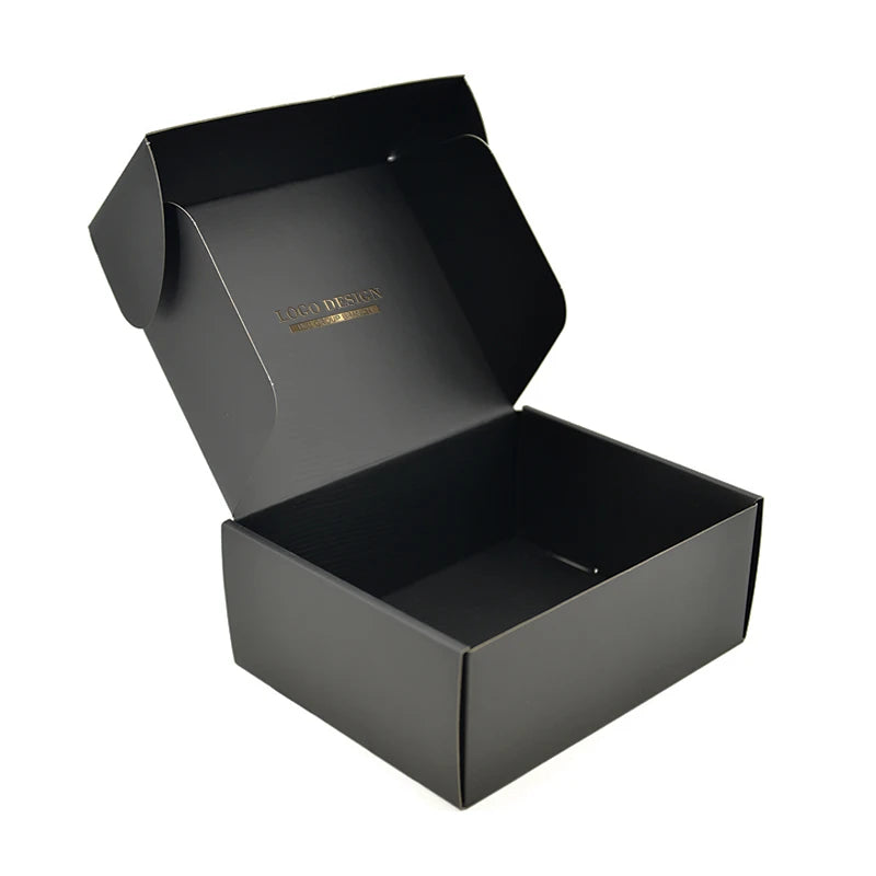 Spot Color Three-Layer Super Hard Express Packaging Aircraft Boxes Embossing Rose Gold Foil Multi-Color Art Paper Boxes