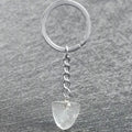 HZ Hot Style Semi Precious Stones Natural Tumble Stones Key Ring Healing Crystals Folk Crafts As Gifts