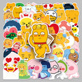 50PCS Factory Wholesale Cartoon Custom Uv Printed Decorative Kakao Friends Stickers for Furniture & Cars