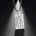 Talisman of Wealth Attracting Money Necklace the Mystery of the First Seal 6th and 7th Books of Moses Jewelry Stainless Steel