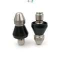 YS 1 Front Jet and 6 Rear Jets Sewer Drain Tube Cleaning Nozzle Penetrator Jet Nozzle High Pressure Nozzle