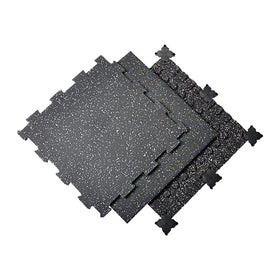 Customize 15/20mm Gym Interlocking Rubber Floor Tile Puzzle Gym Rubber Floor