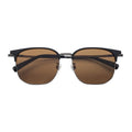 Trendy Vintage Women's Sunglasses with Custom Logo Square Titanium Frame Gold Polarized Lenses Sun Glasses by Titanium