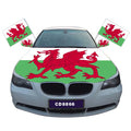 Wales Car Cover Flag Customization 3.5 X 5 ft Fits Most Cars Hood Cover Albania National Flag Wales Car Hood Covers Flag