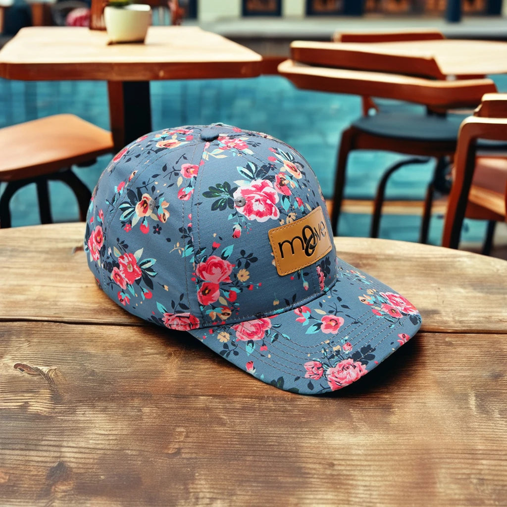 Custom High Quality Unisex 5-Panel Baseball Cap 100% Polyester Canvas Digital Printed Sporty Structured Leather Patch Letter