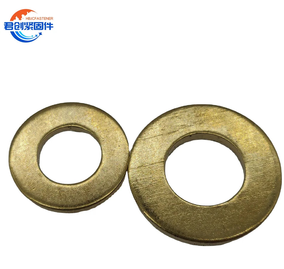 Black Flat Gaskets and Plain Washers with Zinc Plated Finish Brass Washer Metal Washer Copper Flat Washer