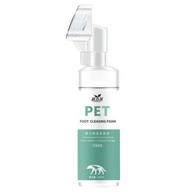 Manufacturer Wholesale Eco-friendly Pet Paw Foam Paw Shampoo Massage Cleaning Paw Pet Foot SPA Claw Care for Cats and Dogs