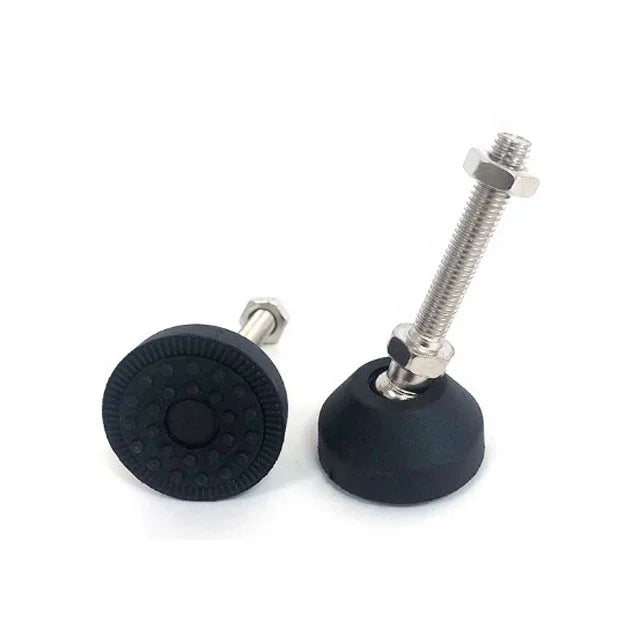 D40 Heavy Duty Industrial Stainless Steel Nylon Base M8 M10 M12 Adjustable Leveling Pads Aluminium Profile Legs Cabinet Outdoor