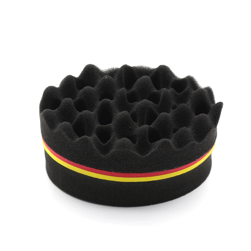 Magic Twist Holes Curly Hair Comb Sponge for Creative Hairdressing Hair Sponge Brush