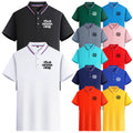 DOVEARK 2025 Z15-6988 New Custom Logo 180g Elastic Fabric 100%Polyester S-5XL Lapel Short Sleeve Men Fashion Simple Polo Shirt
