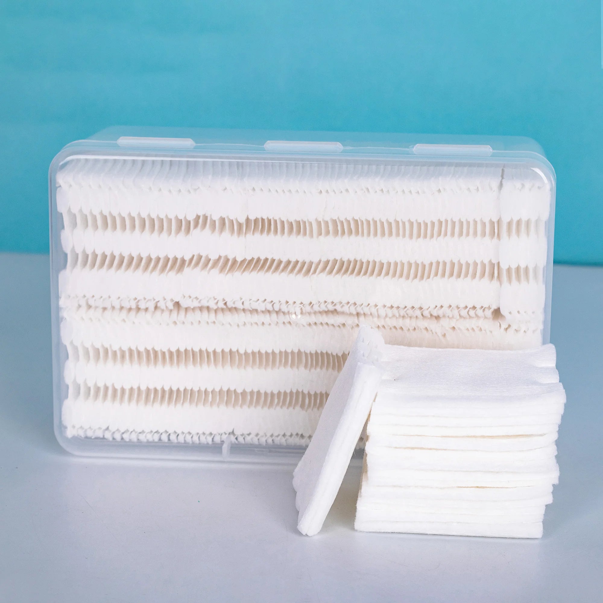 Disposable Cotton Pad Three Layers Double Sided Usesoft Organic Cotton Natural Ingredients Makeup Remover Pads