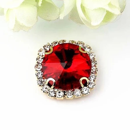 Free Shipping Fashion Glass Lucky Stone Rotatable Nail Gems 3D Glitters Diamond Gemstone DIY Nails Art Decorations