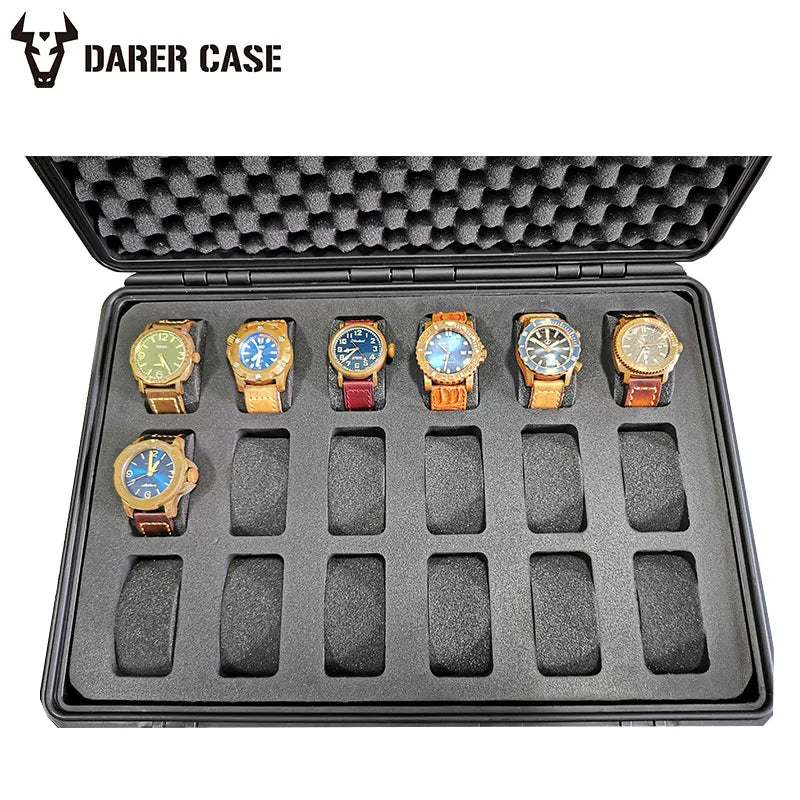 DPC089 Professional Supplier Hardcase Durable Watch 6/8/10/18/20/30/36 Slots Watch case
