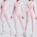 Wholesale Activewear Gym Fitness Set Breathable Sportswear Gym Yoga Leggings Sports Jacket Quick Drying Fitness 2 Pcs Yoga Set