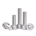 DIN912 A2-70 304 Stainless Steel Allen Socket Cylinder Head Bolt M5 Hand-Tightened Cup Head Hex Socket Screw Length 5mm-90mm
