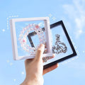 A1 9*9Cm Pe Film Jewelry Floating Display Boxes Suspension Box Customization Jewelry Storage for Jewellery Display