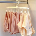 Multi Rotating Display Underwear Hangers Tie Holder Hat Bra Hangers Scarf Belt Tie Hooks Rack Plastic Hangers