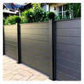 Custom Modern Black Aluminum Fence Panels 6ft Heavy Duty Metal Garden Security Fencing for Residential & Commercial Project