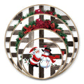 New Design Christmas Ceramic Tableware Kitchen Dinnerware Set Porcelain Christmas Dinner Set