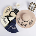 New Fashion Foldable Wide Brim Wholesale Custom Summer Beach Sun Floppy Paper Straw Hat for Women Outdoor Sun Hat