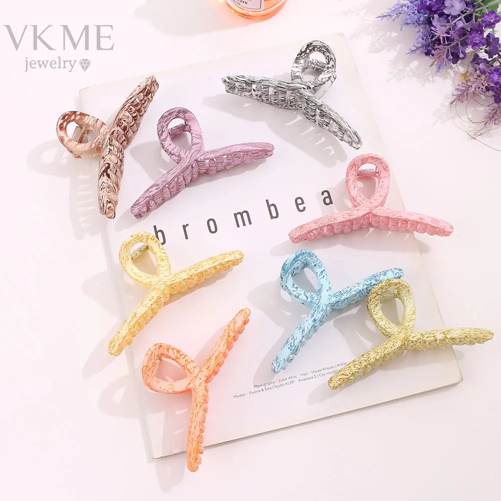 VKME Fashion Women Colorful New Design Simple Clip Claw Jewelry Gift
