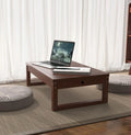 Low Table Sitting on the Floor Bamboo Coffee Table for Living Room Unique Coffee Tables
