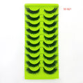 10 Pairs Cat/Fox Luxury Thick Faux Mink Winged End Elongated Soft Natural Long Full Strip Lash