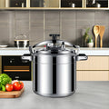 Large Aluminum Soup Pot and Cookware Set New Camping Pressure Cooker with Gas Stove for Kitchen Cooking Supplies