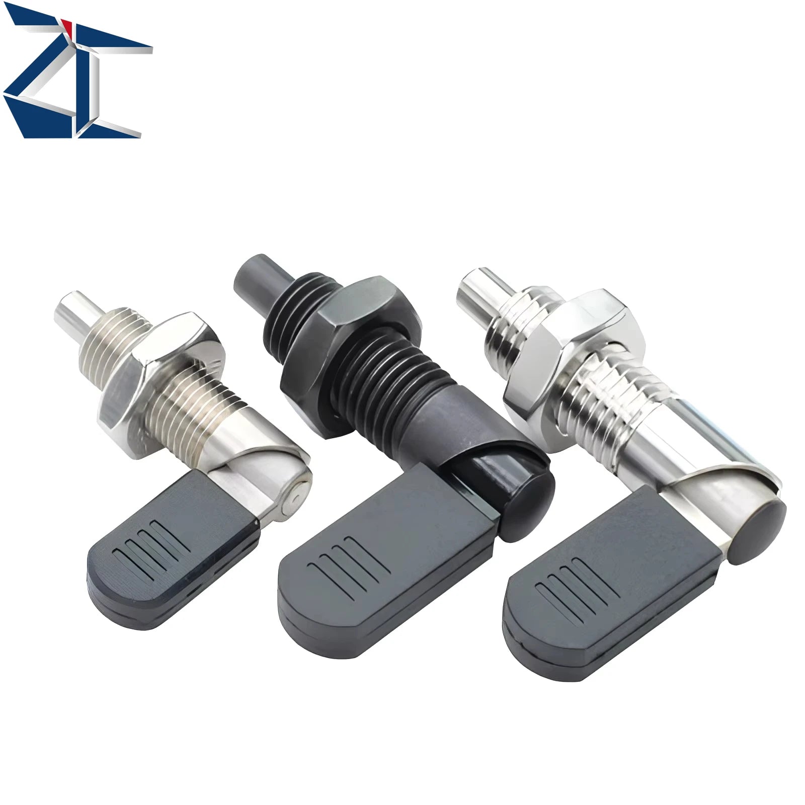 ZPXVBK Carbon Steel Fine-thread Black Oxide L Shape Handle Indexing Plunger Other Hardware Fasteners