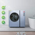 10kW R32 R410A Monoblock Air Source Heat Pump DC Inverter Heating Cooling DHW Hotel Household App Control