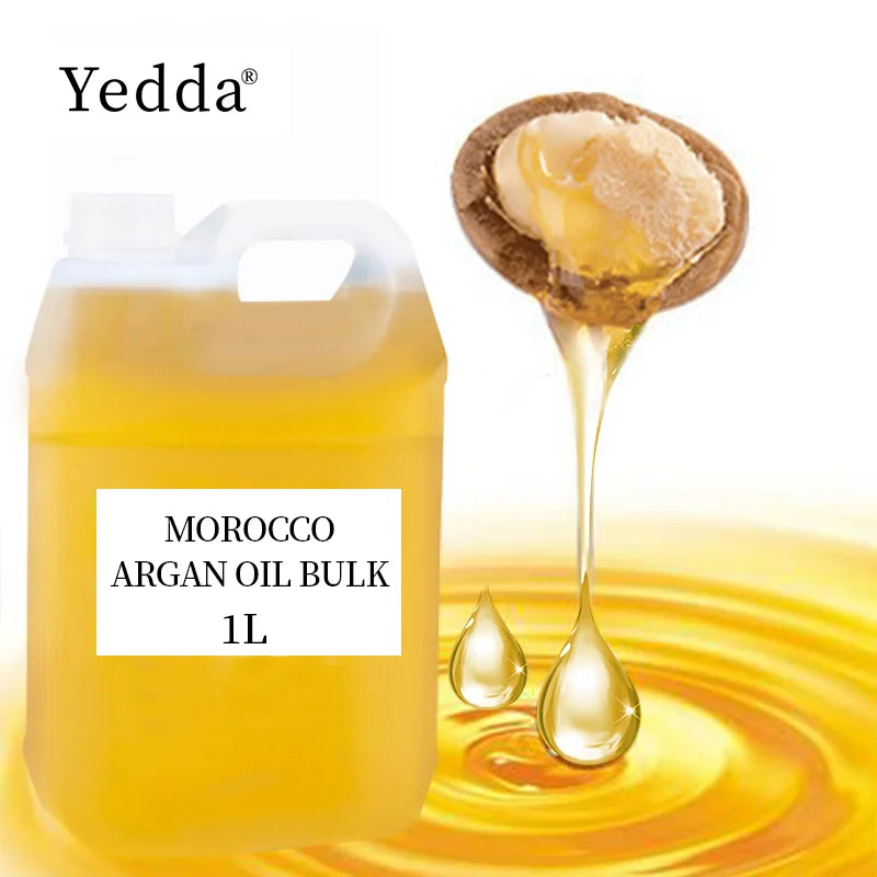 Private Label Factory Direct Sale High-Capacity 100% Pure Moroccan Argan Oil Organic Import Hair Care Bulk Nourishing Repairing