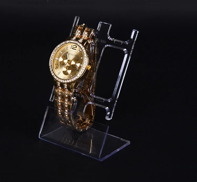 Good Exhibition Watch Shop Display Dual Display Bracelet Watch Rack Holder Mostrar Reloj