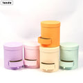 Tondo Macaron Color  Paper Flower Round Boxes with Drawer for Valentine's Day Flower Box