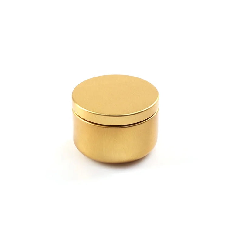 Wholesale Color Round Storage Tea Metal Tin Container 50ml