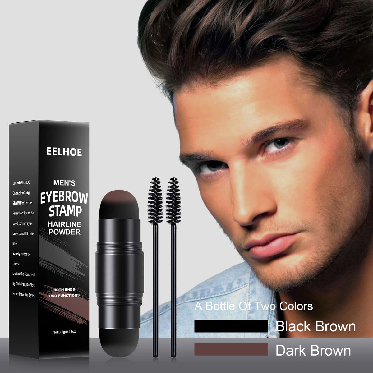 Hot Sale Hair Loss Instant Hairline Root Shadow Hairline Powder Men Hairline Eyebrow Repair Shadow Powder
